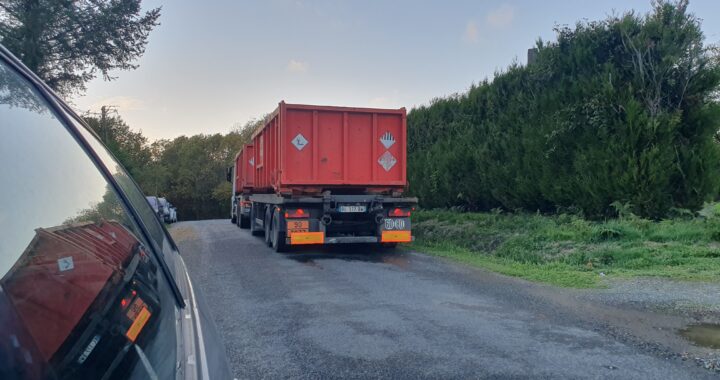 Pourquoi tous ces camions qui circulent à Bourneix ?